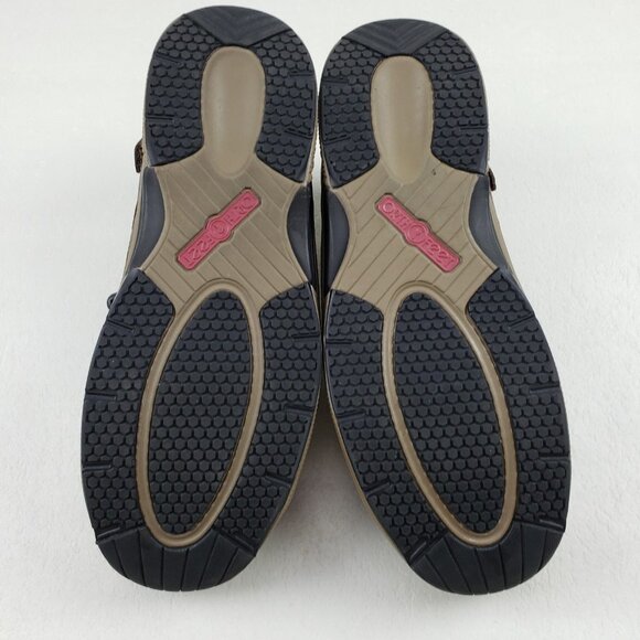 Orthofeet 593 Alpine Leather Sandal Mens 13 EE Wide Brown Orthotic Adjustable - Picture 11 of 12